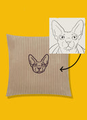 Housse de coussin personnalisée 45x45cm