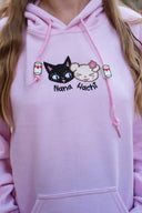 Hachi & Nana | NANA | Sweatshirt à capuche brodé