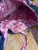 Branche de fleurs de cerisier | Sac cousu main