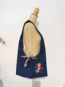 Ponyo 02 | Sac cousu main brodé