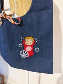 Ponyo 02 | Sac cousu main brodé