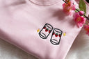 Verres Fraises | NANA | Sweatshirt brodé