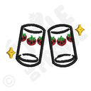 Verres Fraises | Nana | Teeshirt brodé