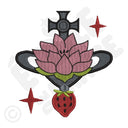 Lotus Fraise | NANA | Sweatshirt brodé