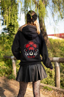 Nuit de Lycoris | Sweatshirt à capuche brodé