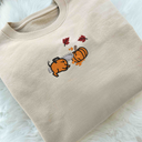 Pochita Citrouille | Collection Automne 2024 | Sweatshirt brodé