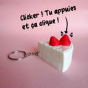 Gâteau fraisier | Hikari kawaii | Porte-clés