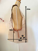 Noiraudes | Sac cousu main brodé