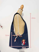 Ponyo 02 | Sac cousu main brodé