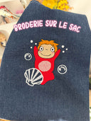 Ponyo | Sac cousu main brodé