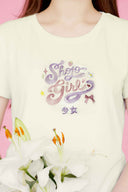 Shojo Girl | Teesshirt brodé