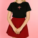 Lotus Fraise | Nana | Teeshirt brodé