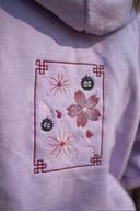 Printemps Sakura | Sweatshirt à capuche brodé