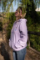 Printemps Sakura | Sweatshirt à capuche brodé