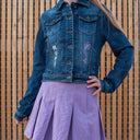 Pièce unique Rumi | KDPH | Veste en jeans brodée