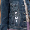 Pièce unique Rumi | KDPH | Veste en jeans brodée