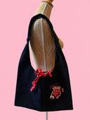 Fraise kawaii | Sac cousu main brodé