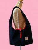 Fraise kawaii | Sac cousu main brodé